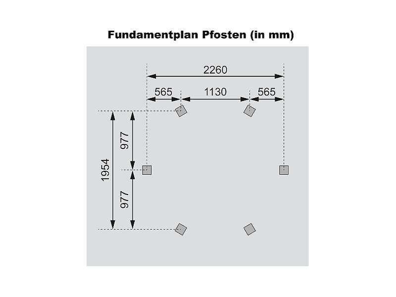 Karibu 6-Eck Pavillon Eco Lissabon Sparset inkl. Schindeln