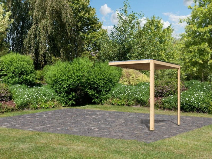 Karibu Anbaudach für Cuben/ Hygge, naturbelassen