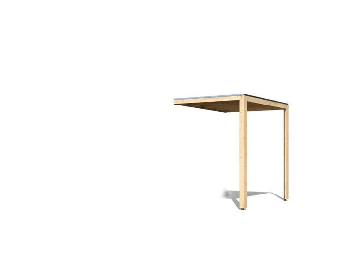 Karibu Anbaudach für Cuben/ Hygge, naturbelassen