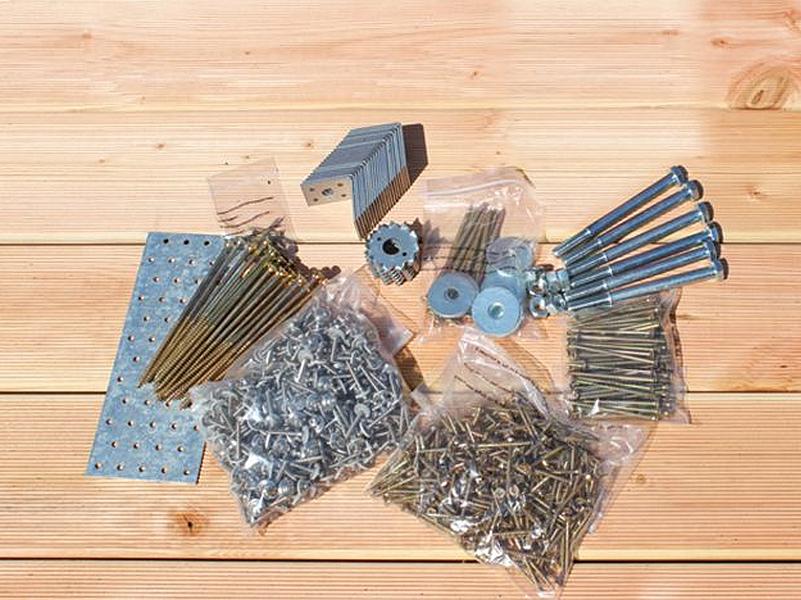 Karibu Beschlagbeutel Doppelcarport ECO 2