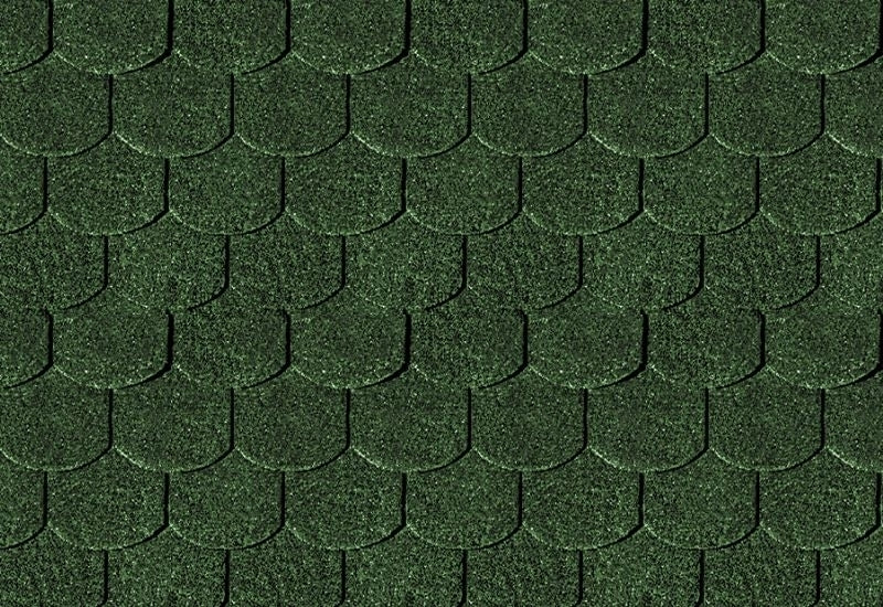 Karibu Dachschindeln Biberschwanz dunkelgrün 11  Pakete