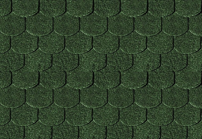 Karibu Dachschindeln Biberschwanz dunkelgrün 11  Pakete