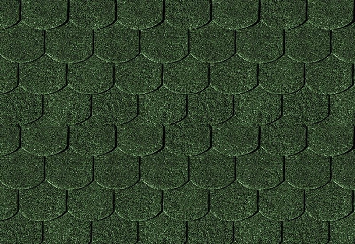 Karibu Dachschindeln Biberschwanz dunkelgrün 14 Pakete