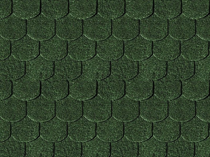 Karibu Dachschindeln Biberschwanz dunkelgrün 1 Paket