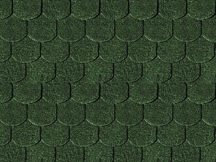 Karibu Dachschindeln Biberschwanz dunkelgrün 1  Paket