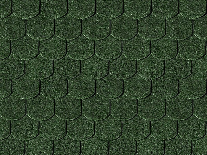 Karibu Dachschindeln Biberschwanz dunkelgrün 2  Pakete