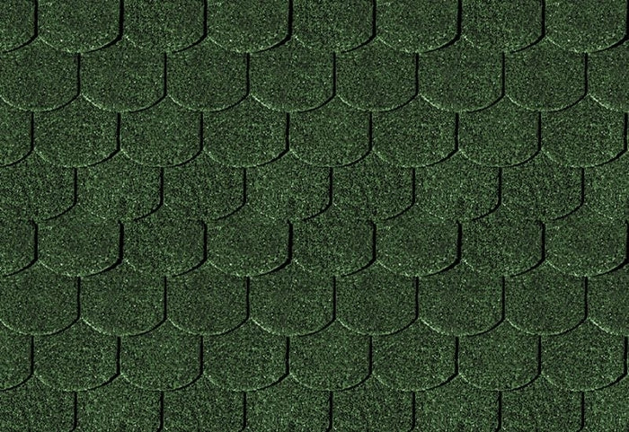 Karibu Dachschindeln Biberschwanz dunkelgrün 2  Pakete