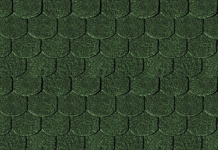 Karibu Dachschindeln Biberschwanz dunkelgrün 6 Pakete