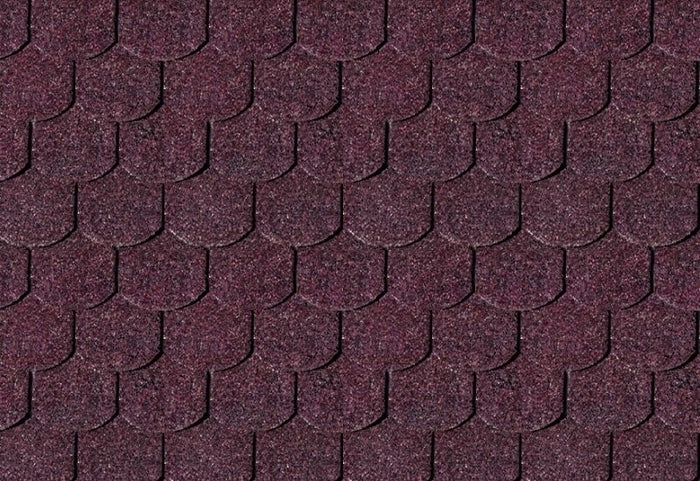 Karibu Dachschindeln Biberschwanz dunkelrot 10  Pakete