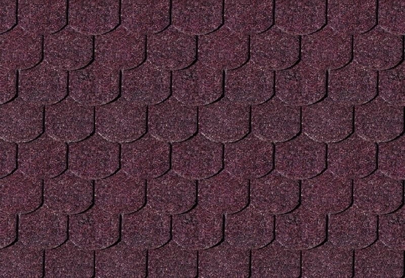 Karibu Dachschindeln Biberschwanz dunkelrot 12  Pakete