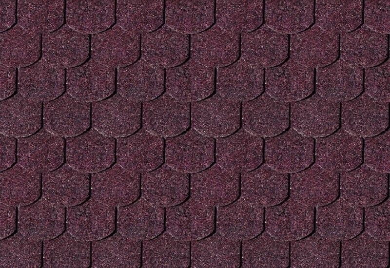 Karibu Dachschindeln Biberschwanz dunkelrot 13  Pakete