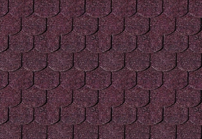 Karibu Dachschindeln Biberschwanz dunkelrot 15  Pakete