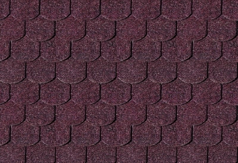 Karibu Dachschindeln Biberschwanz dunkelrot 16  Pakete