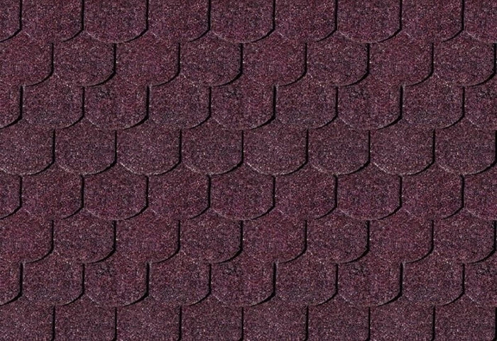 Karibu Dachschindeln Biberschwanz dunkelrot 16  Pakete