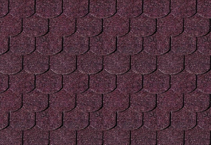 Karibu Dachschindeln Biberschwanz dunkelrot 1 Paket