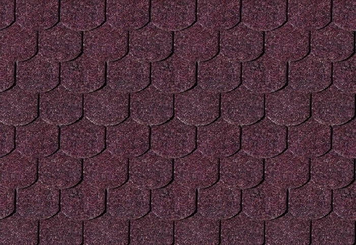 Karibu Dachschindeln Biberschwanz dunkelrot 21 Pakete