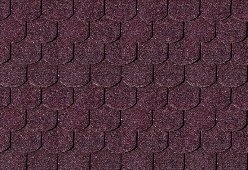 Karibu Dachschindeln Biberschwanz dunkelrot 2  Pakete