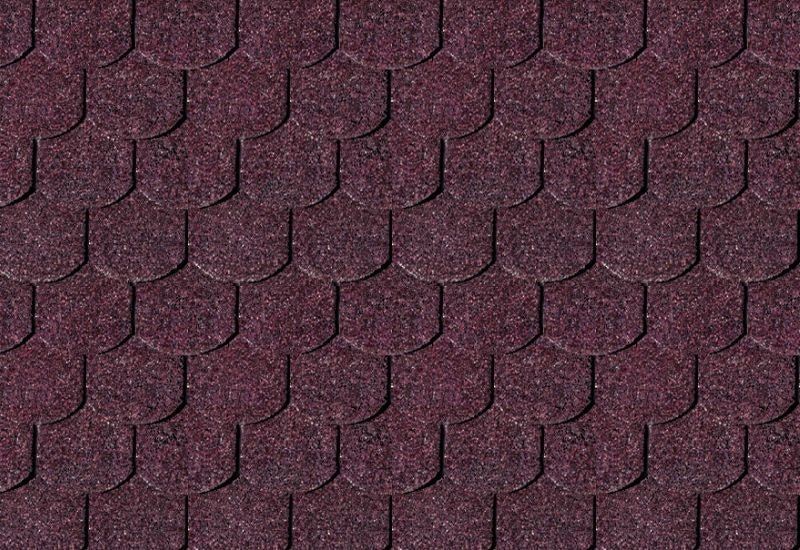 Karibu Dachschindeln Biberschwanz dunkelrot 2 Pakete