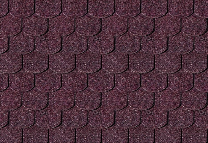 Karibu Dachschindeln Biberschwanz dunkelrot 2 Pakete