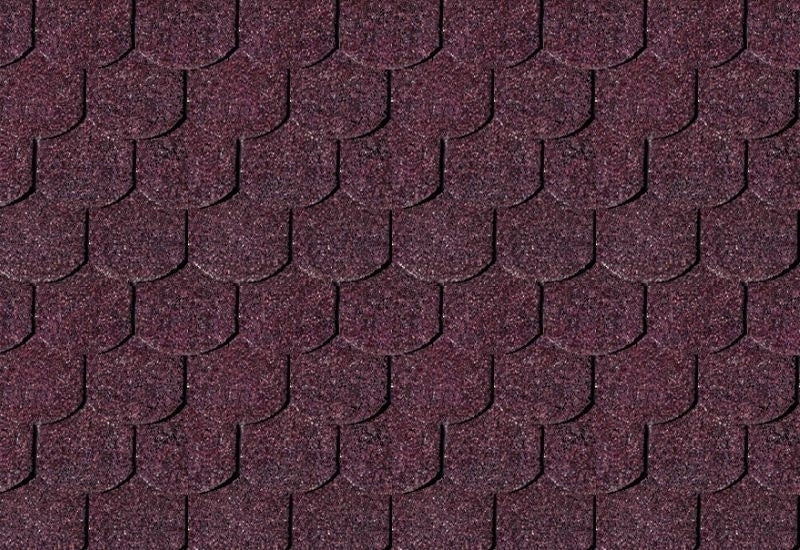 Karibu Dachschindeln Biberschwanz dunkelrot 3  Pakete