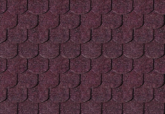 Karibu Dachschindeln Biberschwanz dunkelrot 3  Pakete