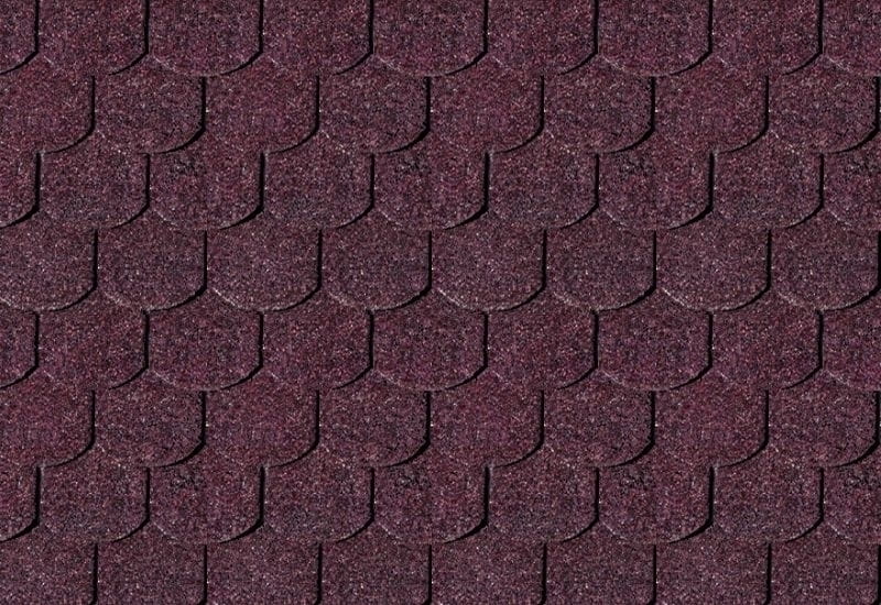 Karibu Dachschindeln Biberschwanz dunkelrot 4  Pakete