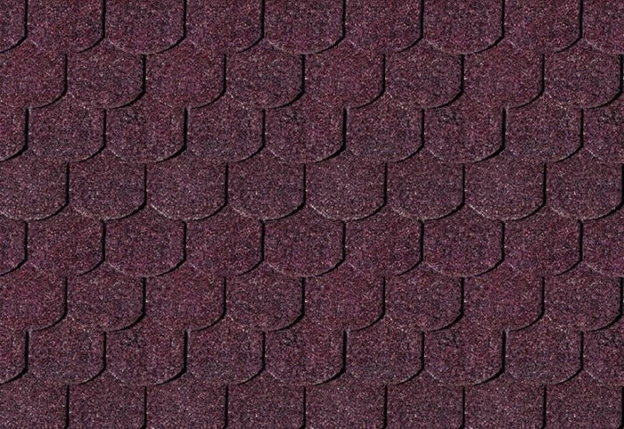 Karibu Dachschindeln Biberschwanz dunkelrot 4  Pakete