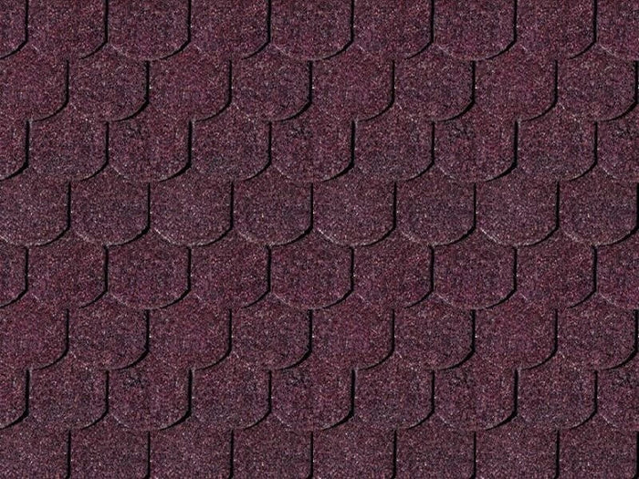 Karibu Dachschindeln Biberschwanz dunkelrot 5  Pakete