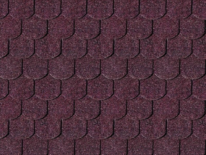 Karibu Dachschindeln Biberschwanz dunkelrot 6  Pakete