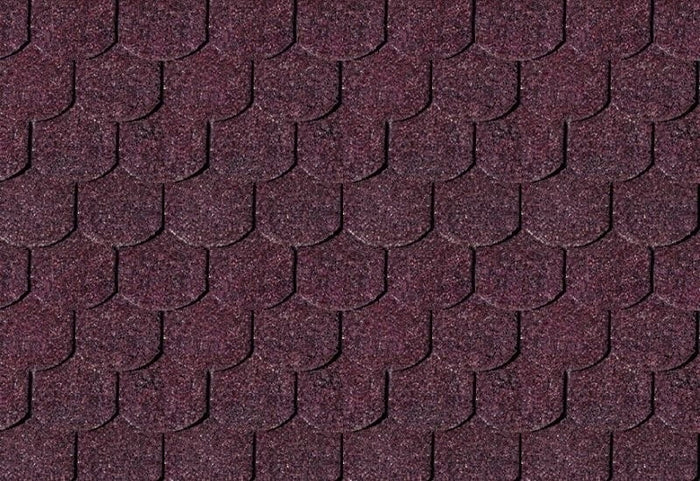 Karibu Dachschindeln Biberschwanz dunkelrot 9  Pakete