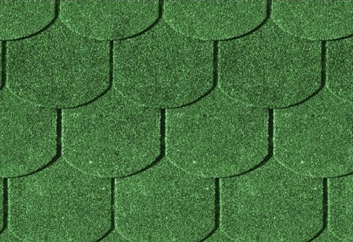 Karibu Dachschindeln Biberschwanz grün 21 Pakete