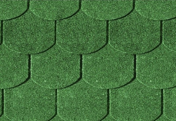 Karibu Dachschindeln Biberschwanz grün 27 Pakete