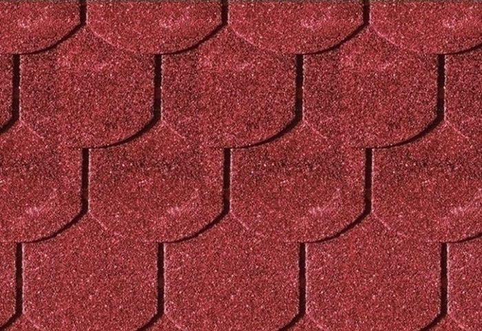 Karibu Dachschindeln Biberschwanz rot 21 Pakete