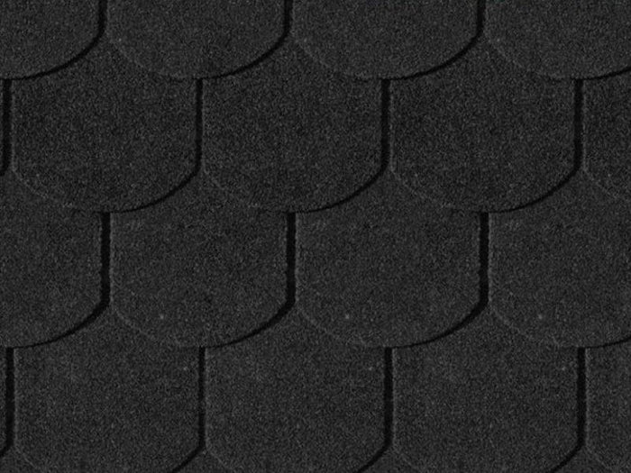 Karibu Dachschindeln Biberschwanz schwarz 16  Pakete