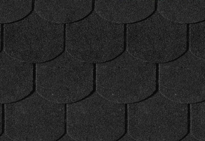 Karibu Dachschindeln Biberschwanz schwarz 16  Pakete