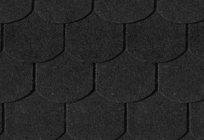 Karibu Dachschindeln Biberschwanz schwarz 7  Pakete