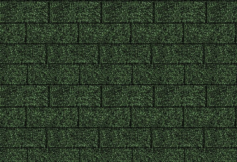 Karibu Dachschindeln Rechteck dunkelgrün 1 Paket