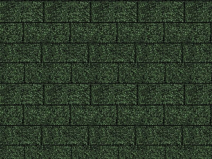 Karibu Dachschindeln Rechteck dunkelgrün 1  Paket