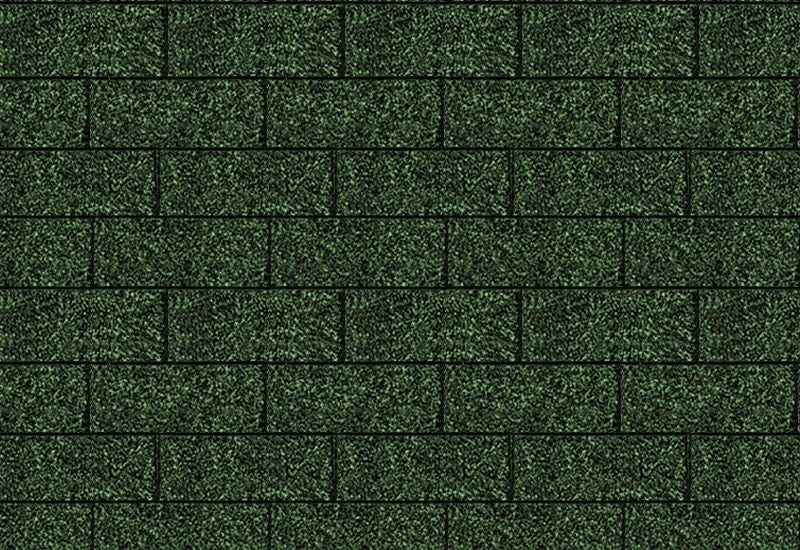 Karibu Dachschindeln Rechteck dunkelgrün 1 Paket