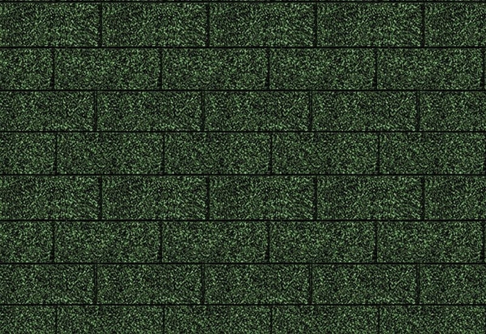 Karibu Dachschindeln Rechteck dunkelgrün 1 Paket