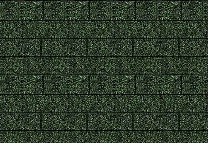 Karibu Dachschindeln Rechteck dunkelgrün 10 Pakete