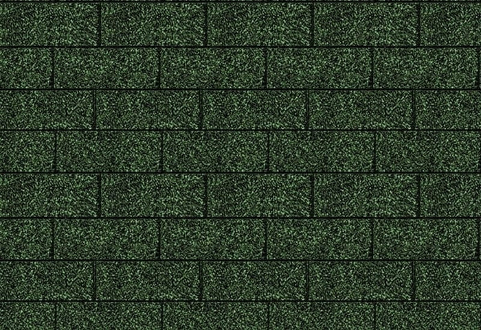 Karibu Dachschindeln Rechteck dunkelgrün 12 Pakete