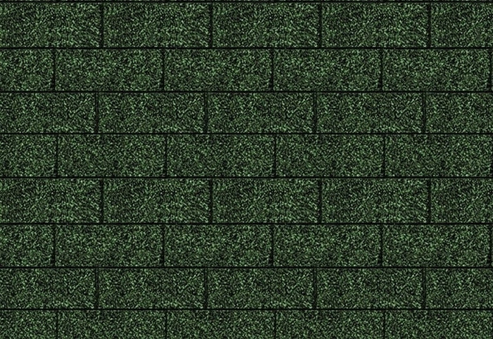 Karibu Dachschindeln Rechteck dunkelgrün 13 Pakete