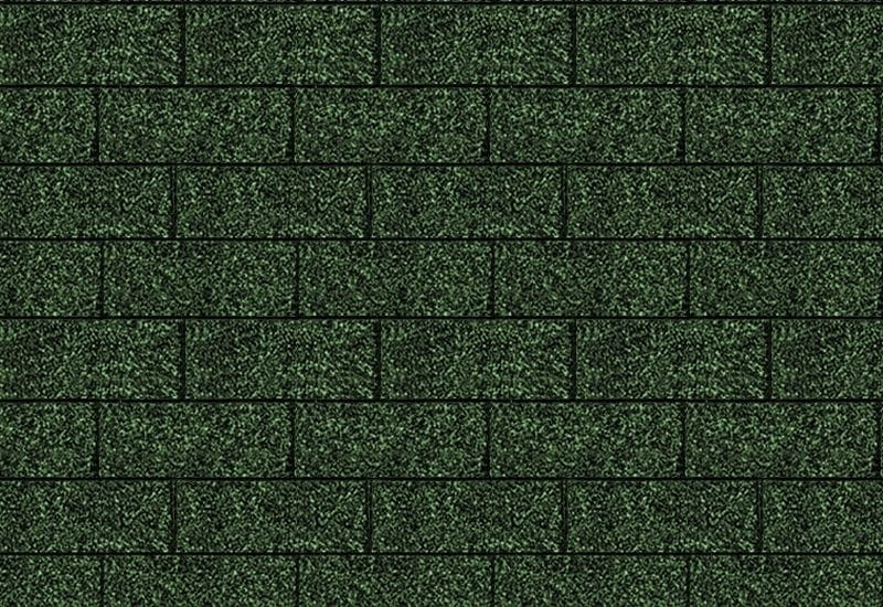 Karibu Dachschindeln Rechteck dunkelgrün 14  Pakete