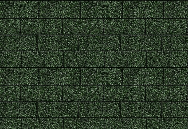 Karibu Dachschindeln Rechteck dunkelgrün 14 Pakete