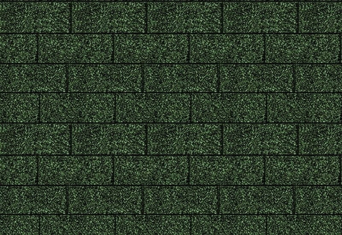 Karibu Dachschindeln Rechteck dunkelgrün 15  Pakete