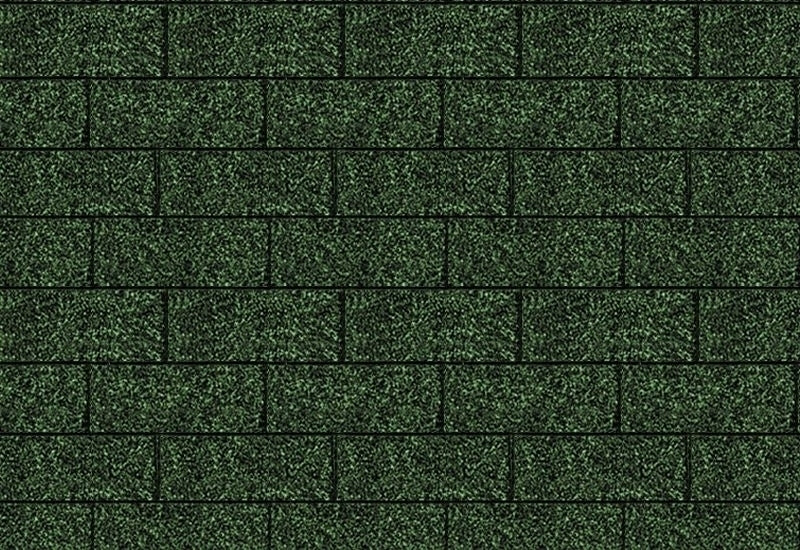 Karibu Dachschindeln Rechteck dunkelgrün 15 Pakete