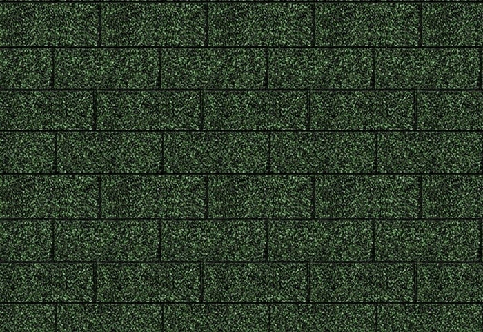 Karibu Dachschindeln Rechteck dunkelgrün 15 Pakete