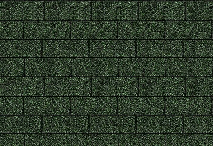 Karibu Dachschindeln Rechteck dunkelgrün 17 Pakete