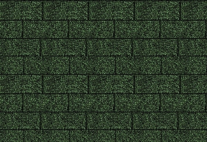 Karibu Dachschindeln Rechteck dunkelgrün 18 Pakete